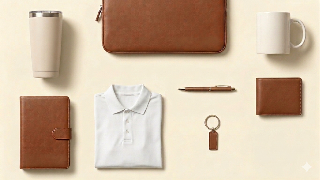 Before branding — plain unbranded products